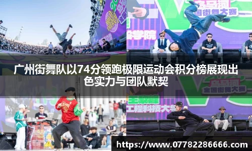 广州街舞队以74分领跑极限运动会积分榜展现出色实力与团队默契
